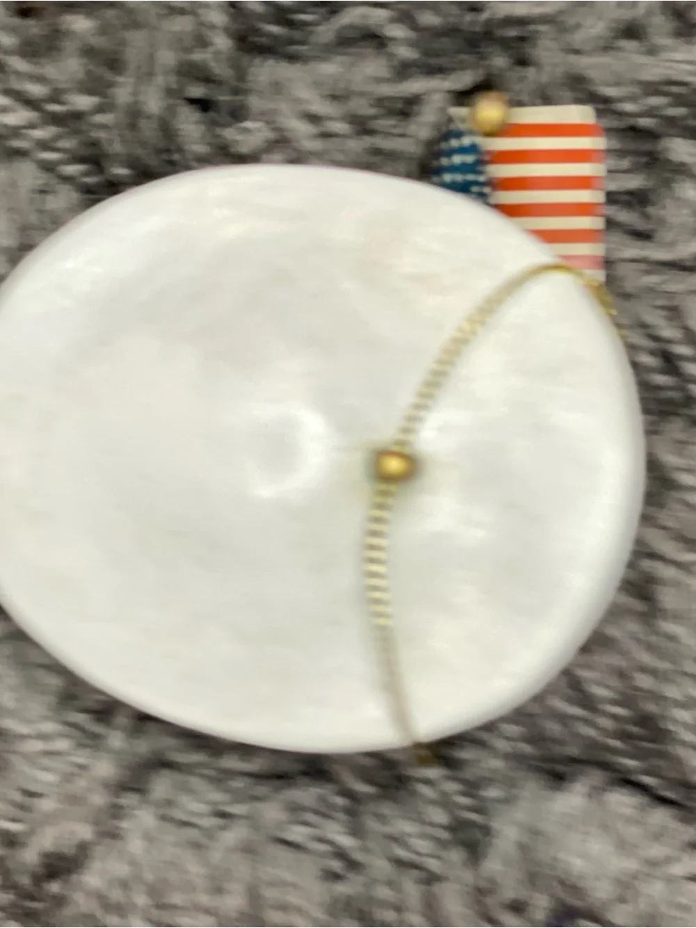 US Navy Military Dress Hat with American Flag Ornament